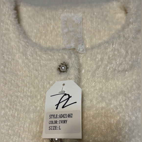 Sadie & Sage NWT Chic White Teddy Jacket for Women - Picture 8 of 8